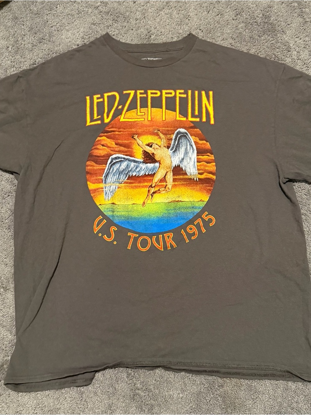 U.S. Led ZeppelinTour 1975 Graphic Tee - Gray